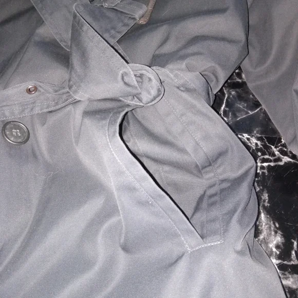 Vintage Pierre Cardin Black Trench Coat W/ Removeable Liner 40L - Picture 13 of 13